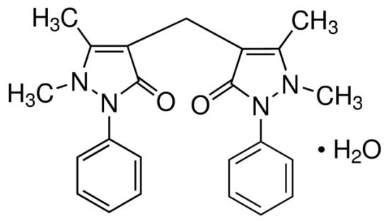 图片 4,4'-亚甲基二安替比林，4,4′-Methylenediantipyrine；97%