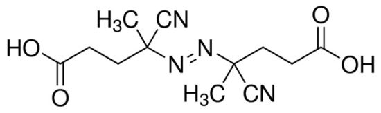 图片 4,4'-偶氮双(4-氰基戊酸)，4,4′-Azobis(4-cyanovaleric acid) [ACVA, ABCVA]；≥98.0% (T)