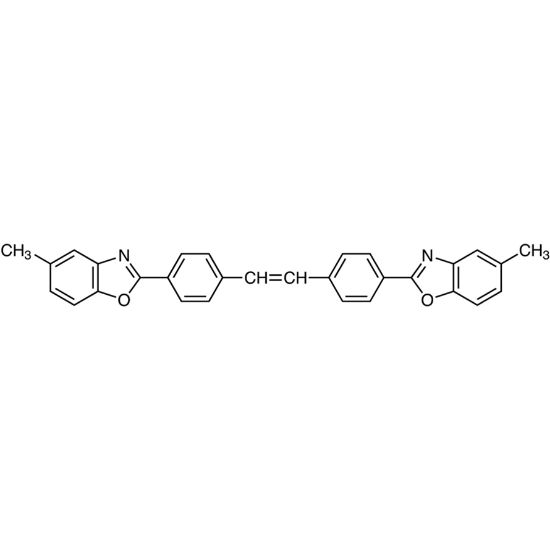 图片 4,4'-双(5-甲基-2-苯并恶唑基)芪，4,4'-Bis(5-methyl-2-benzoxazolyl)stilbene；≥99.0%(N)
