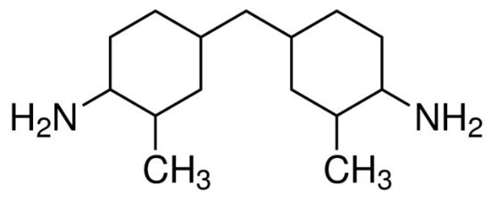 图片 4,4′-亚甲基双(2-甲基环己胺), 异构体混合物，4,4′-Methylenebis(2-methylcyclohexylamine) [MMCA], mixture of isomers；99%