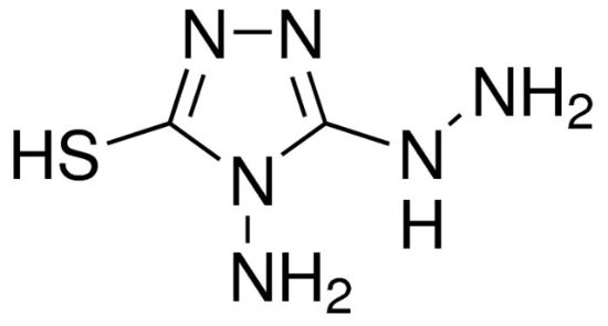 图片 4-氨基-3-肼基-5-巯基-1,2,4-三唑，4-Amino-3-hydrazino-5-mercapto-1,2,4-triazole；[AMHT, Purpald®]；≥99%