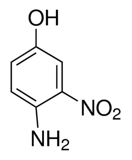 图片 4-氨基-3-硝基苯酚，4-Amino-3-nitrophenol；98%
