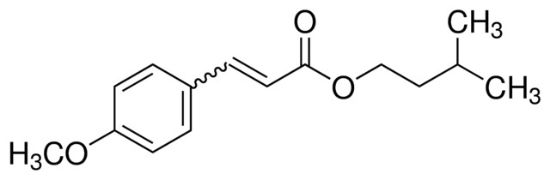 图片 4-甲氧基肉桂酸异戊酯，Isoamyl 4-methoxycinnamate；analytical standard, ≥98.0% (HPLC)