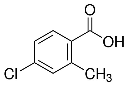 图片 4-氯-2-甲基苯甲酸，4-Chloro-2-methylbenzoic acid；96%