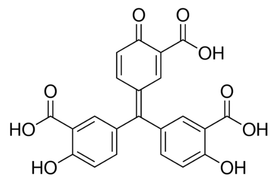 图片 金精三羧酸，Aurintricarboxylic acid [ATA]；practical grade, ≥85% (titration), powder