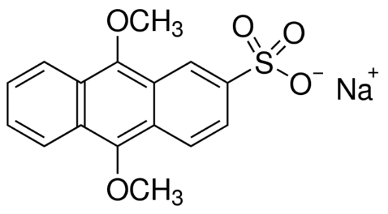 图片 9,10-二甲氧基-2-蒽磺酸钠盐，9,10-Dimethoxy-2-anthracenesulfonic acid sodium salt [Na-DAS, DAS-Na]；for fluorescence, ≥96.0% (HPLC)