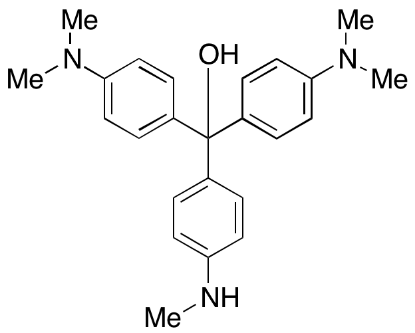 图片 α,α-二[(二甲氨基)苯基]-4-甲氨基苯甲醇，α,α-Bis[4-(dimethylamino)phenyl]-4-(methylamino)-benzenemethanol (Technical Grade)