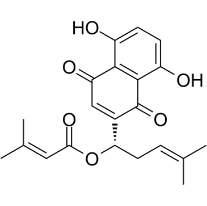 图片 β,β'-二甲基丙烯酰阿卡宁，Beta,beta-Dimethylacrylalkannin