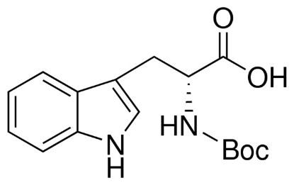 图片 BOC-D-色氨酸，Boc-D-Trp-OH；≥98.0% (TLC)