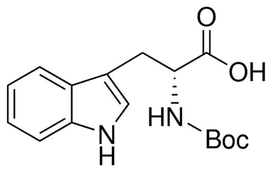 图片 BOC-D-色氨酸，Boc-D-Trp-OH；≥98.0% (TLC)