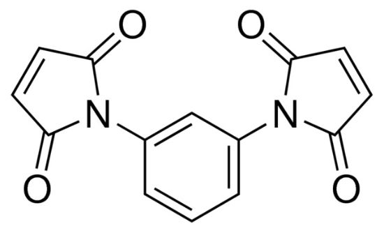 图片 N,N′-(1,3-亚苯基)二马来酰亚胺，N,N′-(1,3-Phenylene)dimaleimide；97%
