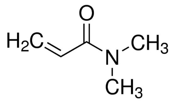 图片 N,N-二甲基丙烯酰胺，N,N-Dimethylacrylamide [DMAA]；99%, contains 500 ppm monomethyl ether hydroquinone as inhibitor