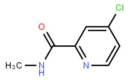 图片 N-甲基-4-氯-2-吡啶甲酰胺，4-Chloro-N-methylpicolinamide；99%