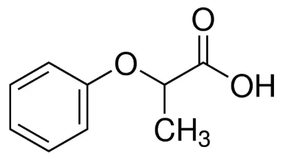 图片 2-苯氧基丙酸，2-Phenoxypropionic acid；≥99%