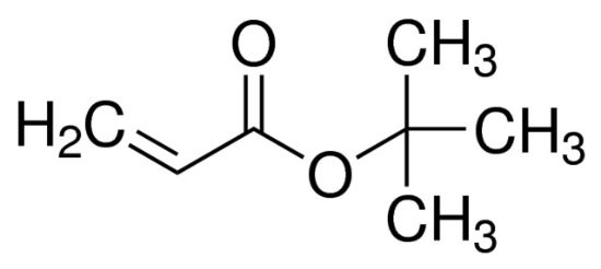图片 丙烯酸叔丁酯，tert-Butyl acrylate [tBA]；contains 10-20 ppm monomethyl ether hydroquinone as inhibitor, 98%
