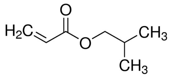 图片 丙烯酸异丁酯，Isobutyl acrylate；≥99%, contains 10-20 ppm monomethyl ether hydroquinone as inhibitor