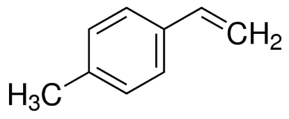 图片 4-甲基苯乙烯，4-Methylstyrene；96%, contains 3,5-di-tert-butylcatechol as inhibitor