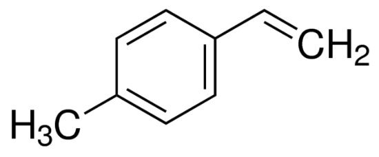 图片 4-甲基苯乙烯，4-Methylstyrene；96%, contains 3,5-di-tert-butylcatechol as inhibitor