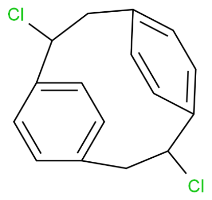 图片 5,11-二氯三环[8.2.2.24,7]-六十-4,6,10,12,13,15-己烯，5,11-Dichlorotricyclo[8.2.2.24,7]-hexadeca-4,6,10,12,13,15-hexaene