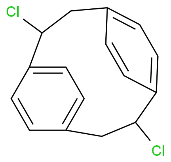 图片 5,11-二氯三环[8.2.2.24,7]-六十-4,6,10,12,13,15-己烯，5,11-Dichlorotricyclo[8.2.2.24,7]-hexadeca-4,6,10,12,13,15-hexaene