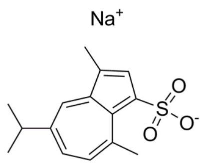 图片 5-异丙基-3,8-二甲基甘菊环-1-磺酸钠盐，Sodium 5-isopropyl-3,8-dimethylazulene-1-sulfonate