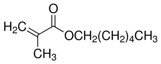 图片 甲基丙烯酸正己酯，Hexyl methacrylate；98%, contains 100 ppm MEHQ