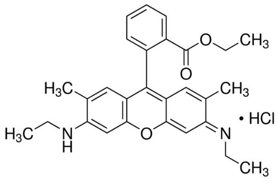 图片 罗丹明6G [碱性红1]，Rhodamine 6G [R6G]；Dye content 99 %