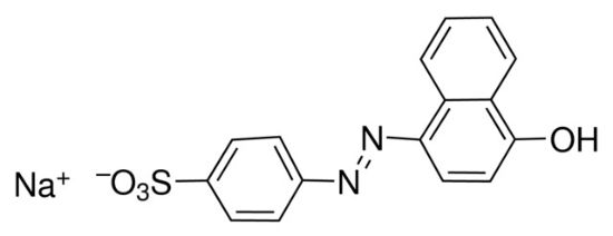图片 橙黄I [金橙I]，α-Naphthol orange [Orange I]；for microscopy (Hist.), indicator (pH 7.6-8.9)