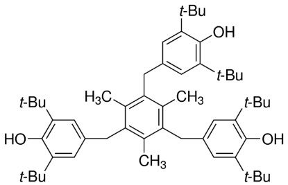 图片 1,3,5-三甲基-2,4,6-三(3,5-二 叔 -丁基-4-羟基苄基)苯 [抗氧剂330]，1,3,5-Trimethyl-2,4,6-tris(3,5-di-tert-butyl-4-hydroxybenzyl)benzene [HEMA]；99%