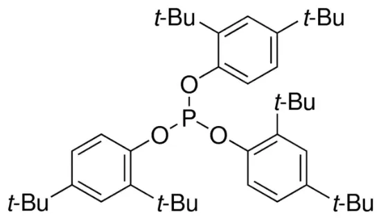 图片 三(2,4-二-叔-丁基苯基)亚磷酸酯 [抗氧剂168]，Tris(2,4-di-tert-butylphenyl) phosphite