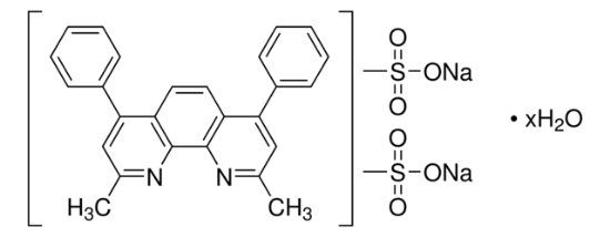 图片 浴铜灵二磺酸二钠盐，Bathocuproinedisulfonic acid disodium salt；for spectrophotometric det. of Cu, Fe