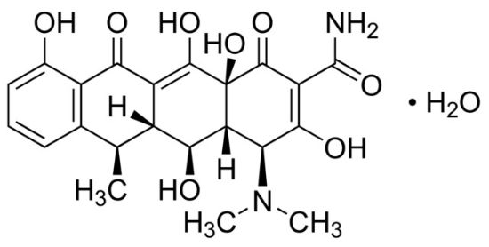 图片 多西环素一水合物 [强力霉素]，Doxycycline monohydrate；powder or crystals