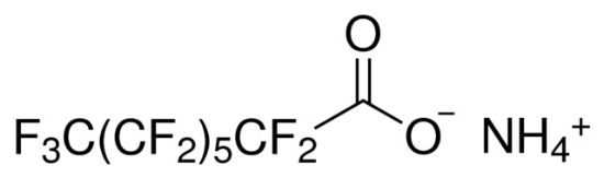 图片 十五氟辛酸铵 [全氟辛酸铵]，Pentadecafluorooctanoic acid ammonium salt；≥98.0% (NT)