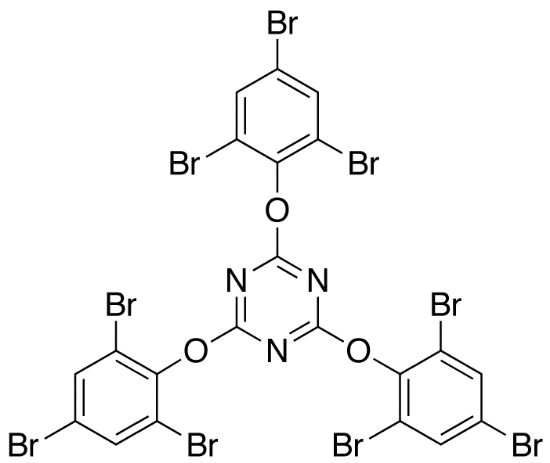 图片 三(三溴苯氧基)三嗪，2,4,6-Tris-(2,4,6-Tribromophenoxy)-1,3,5-Triazine
