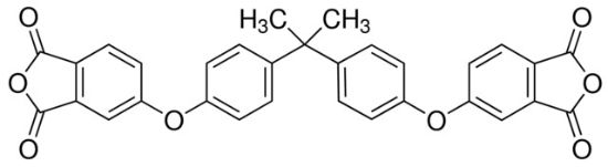 图片 4,4'-(4,4'-异亚丙基二苯氧基)双(邻苯二甲酸酐) [双酚A二酐]，4,4′-(4,4′-Isopropylidenediphenoxy) bis (phthalic anhydride) [BPADA]；97%