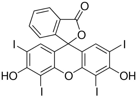 图片 赤藓红 [四碘荧光素, 藻红B]，Erythrosin B；Dye content, ≥95%