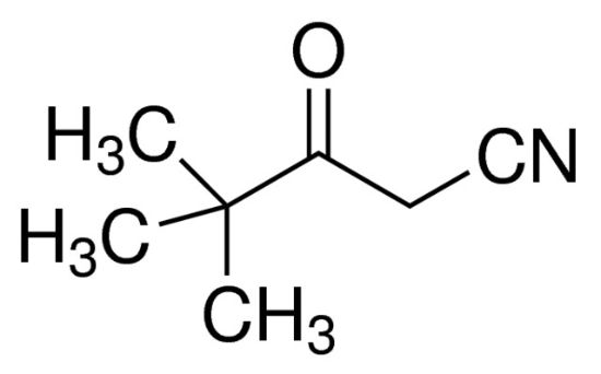 图片 4,4-二甲基-3-氧戊酰氰 [新戊酰乙腈]，4,4-Dimethyl-3-oxopentanenitrile；99%