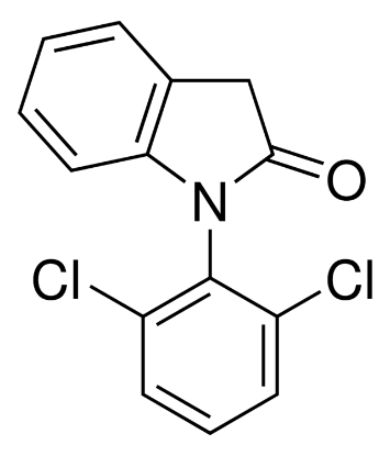 图片 N-(2,6-二氯苯基)-2-吲哚酮 [吲哚酮]，N-(2,6-Dichlorophenyl)-2-indolinone；99%