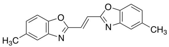 图片 1,2-双(5-甲基-2-苯并恶唑基)乙烯 [荧光增白剂135]，1,2-Bis(5-methyl-2-benzoxazolyl)ethylene；≥99%