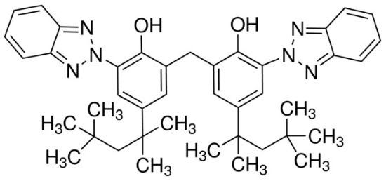 图片 2,2′-亚甲基双(4-叔辛基-6-苯并三唑苯酚) [紫外光吸收剂UV-360]，2,2′-Methylenebis[6-(2H-benzotriazol-2-yl)-4-(1,1,3,3-tetramethylbutyl)phenol]；99%