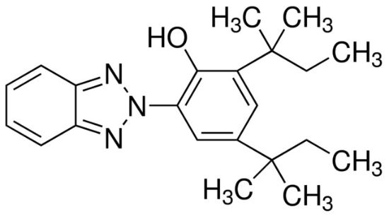 图片 2-(2H-苯并三唑-2-基)-4,6-二叔戊基苯酚 [紫外线吸收剂UV-328]，2-(2H-Benzotriazol-2-yl)-4,6-di-tert-pentylphenol；98%
