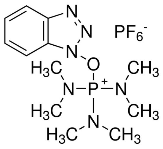 图片 苯并三氮唑-1-基氧基三(二甲氨基)磷鎓六氟磷酸盐 [卡特缩合剂]，(Benzotriazol-1-yloxy)tris(dimethylamino) phosphonium hexafluorophosphate [BOP]；≥97%