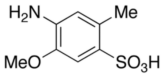 图片 3-氨基-4-甲氧基甲苯-6-磺酸，4-Amino-5-methoxy-2-methylbenzenesulfonic Acid