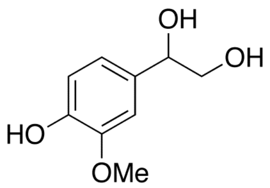 图片 4-羟基-3-甲氧基苯乙二醇，rac 4-Hydroxy-3-methoxyphenylethylene Glycol [HMPG; MHPG; MOPEG]