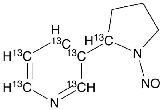 图片 N-亚硝基降烟碱-13C6，(R,S)-N’-Nitrosonornicotine-13C6