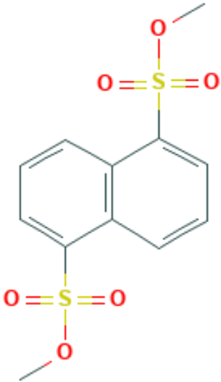 图片 1,5-萘二磺酸二甲酯，Dimethyl 1,5-Naphthalenedisulfonate