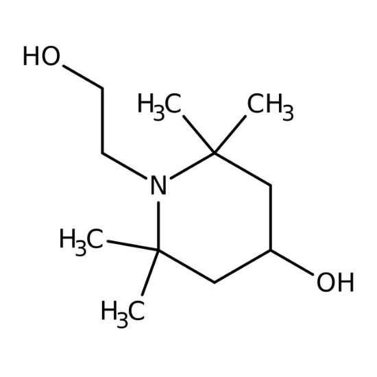 图片 4-羟基-1-(2-羟乙基)-2,2,6,6-四甲基哌啶，4-Hydroxy-1-(2-hydroxyethyl)-2,2,6,6-tetramethylpiperidine；≥99.0%,GC
