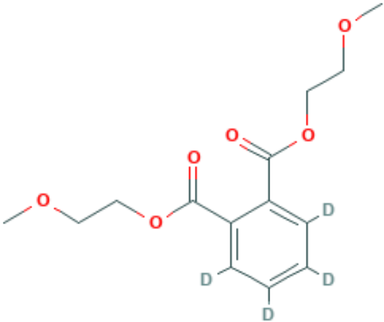 图片 邻苯二甲酸二(2-甲氧基)乙酯-D4，Bis(2-methoxyethyl) Phthalate-3,4,5,6-d4