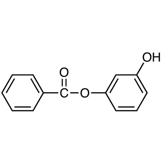 图片 苯甲酸3-羟基苯酯 [间苯二酚单苯甲酸]，3-Hydroxyphenyl Benzoate；≥97%(GC)