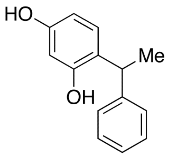 图片 苯乙基间苯二酚，4-(1-Phenylethyl)-1,3-benzenediol；≥99%(GC)